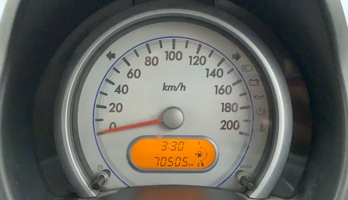 2010 Maruti Ritz ZXI, Petrol, Manual, 70,505 km, Odometer Image