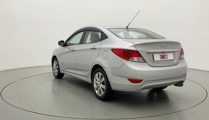 2013 Hyundai Verna FLUIDIC 1.6 VTVT SX OPT AT, Petrol, Automatic, 56,110 km, Left Back Diagonal