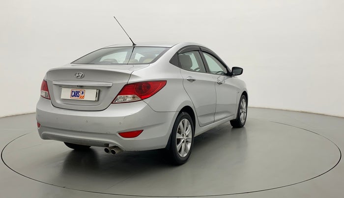 2013 Hyundai Verna FLUIDIC 1.6 VTVT SX OPT AT, Petrol, Automatic, 56,110 km, Right Back Diagonal