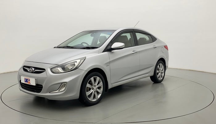 2013 Hyundai Verna FLUIDIC 1.6 VTVT SX OPT AT, Petrol, Automatic, 56,110 km, Left Front Diagonal