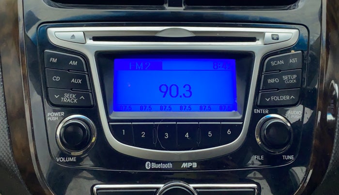 2013 Hyundai Verna FLUIDIC 1.6 VTVT SX OPT AT, Petrol, Automatic, 56,110 km, Infotainment System