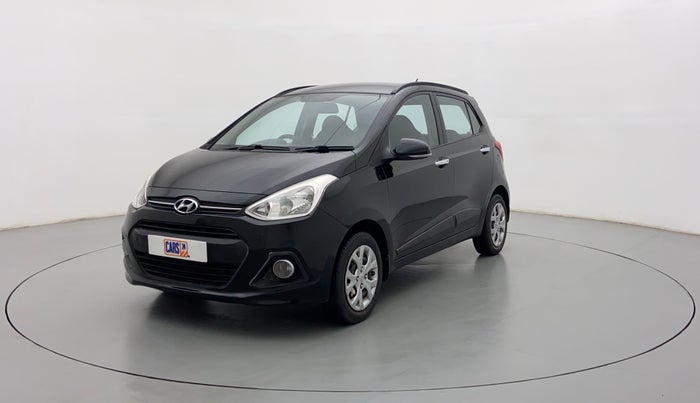 2014 Hyundai Grand i10 SPORTZ 1.2 KAPPA VTVT, Petrol, Manual, 63,653 km, Left Front Diagonal