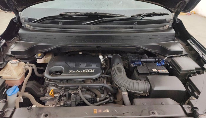 2022 KIA SONET HTX 1.0 IMT, Petrol, Manual, 24,450 km, Engine View