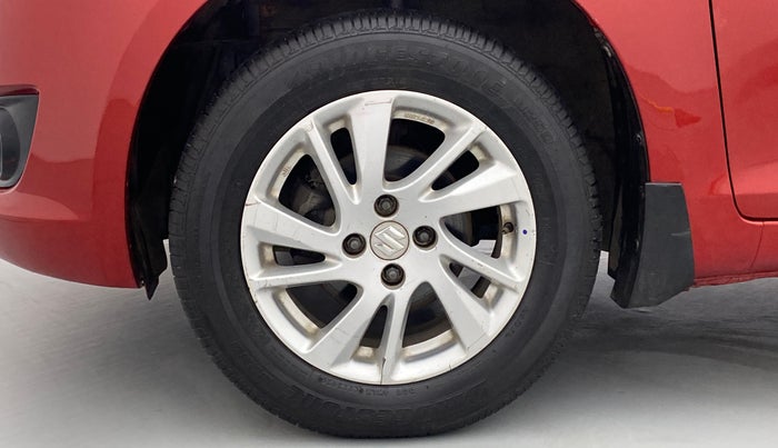 2013 Maruti Swift ZXI D, Petrol, Manual, 94,284 km, Left Front Wheel