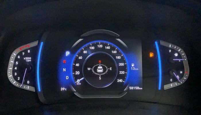 2021 Hyundai Creta SX (O) 1.4 TURBO DCT, Petrol, Automatic, 58,147 km, Odometer Image