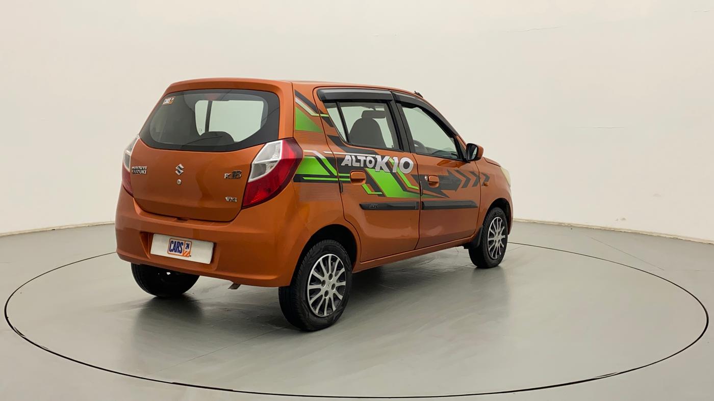 2015 Maruti Alto K10 VXI, Petrol, Manual, 45,475 km, Right Back Diagonal