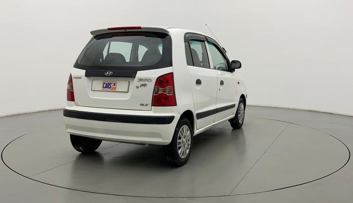 2010 Hyundai Santro Xing GL PLUS, Petrol, Manual, 63,639 km, Right Back Diagonal