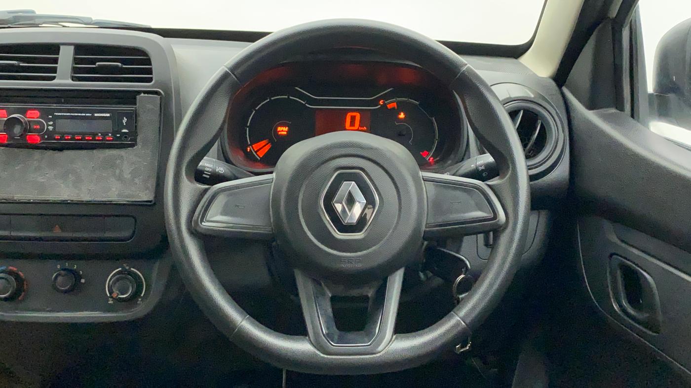 2020 Renault Kwid STD, Petrol, Manual, 29,878 km, Steering Wheel Close Up