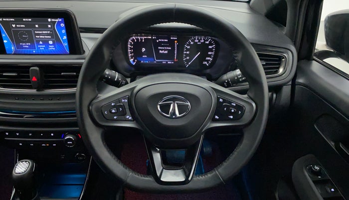 2023 Tata ALTROZ XZA PLUS DARK EDTION, Petrol, Automatic, 3,091 km, Steering Wheel Close Up