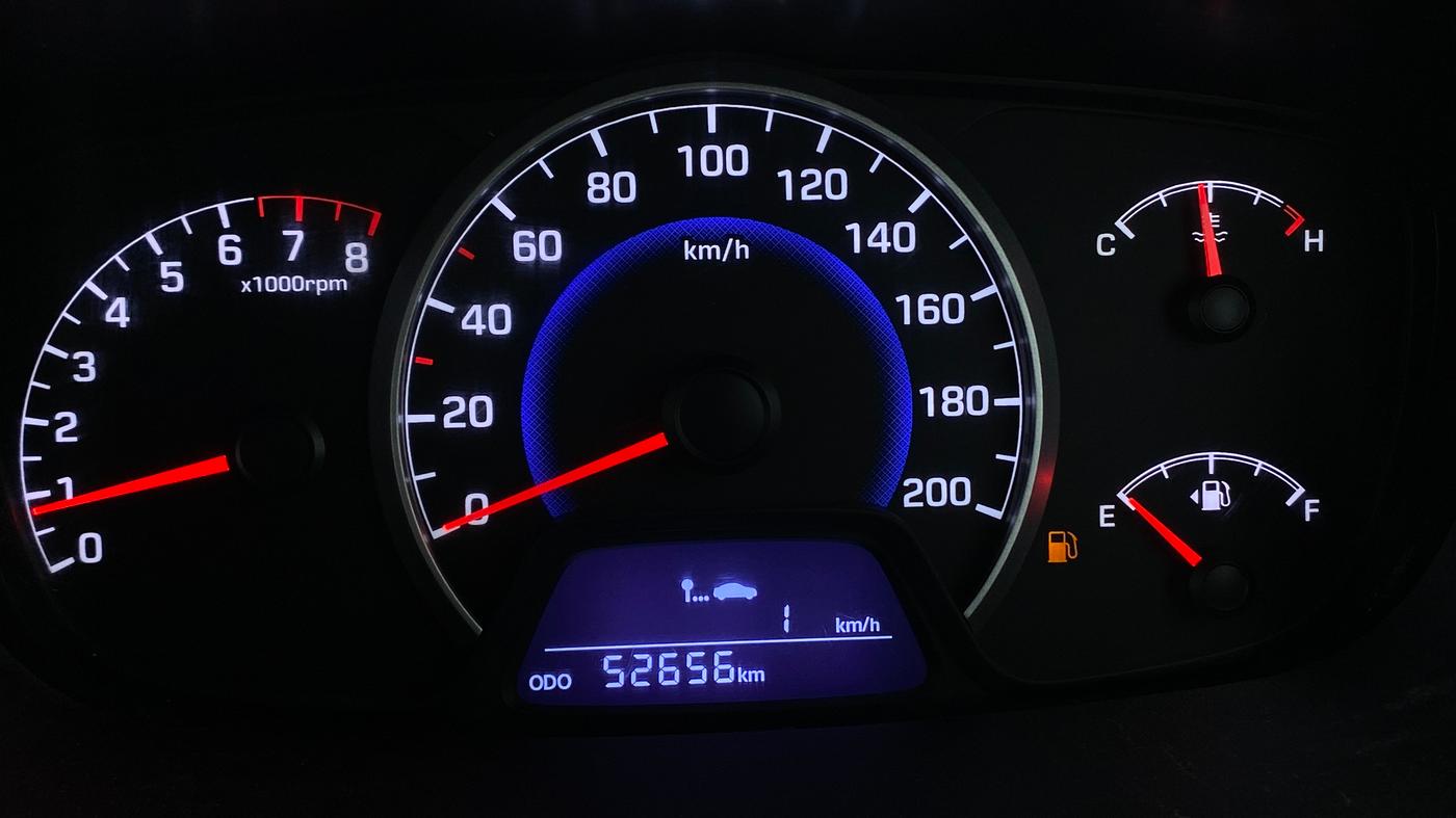 2016 Hyundai Grand i10 MAGNA 1.2 KAPPA VTVT, Petrol, Manual, 52,700 km, Odometer Image