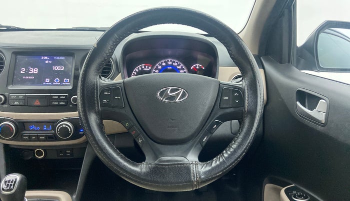 2018 Hyundai Grand i10 ASTA 1.2 KAPPA VTVT, Petrol, Manual, 65,331 km, Steering Wheel Close Up