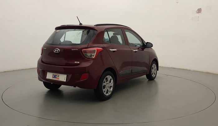 2015 Hyundai Grand i10 SPORTZ 1.2 KAPPA VTVT, Petrol, Manual, 92,957 km, Right Back Diagonal