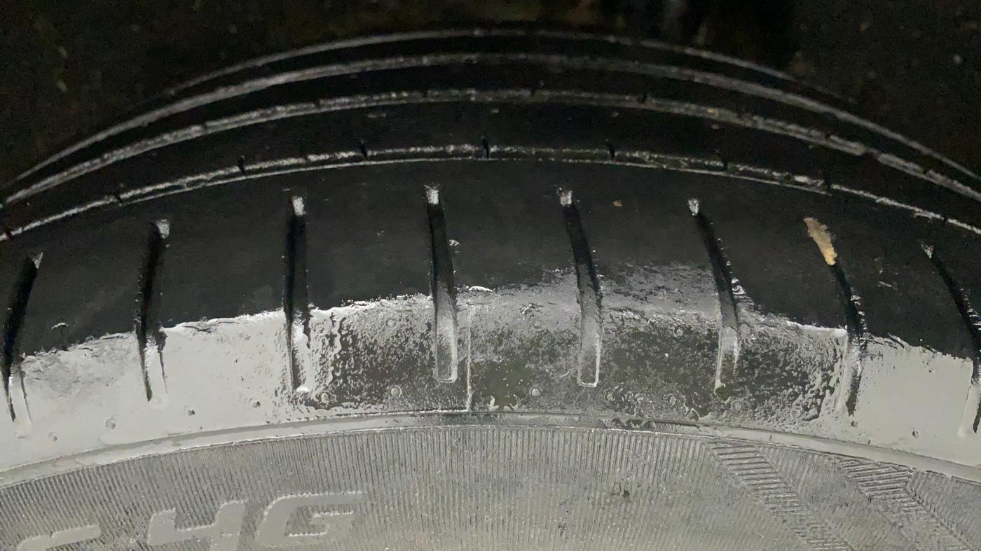 2018 Maruti Baleno ALPHA CVT PETROL 1.2, Petrol, Automatic, 44,902 km, Left Rear Tyre Tread