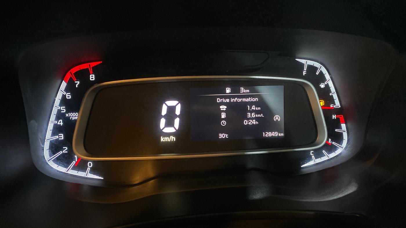 2024 KIA SONET Gravity 1.2 Petrol MT, Petrol, Manual, 12,837 km, Odometer Image