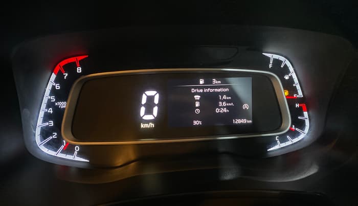 2024 KIA SONET Gravity 1.2 Petrol MT, Petrol, Manual, 12,837 km, Odometer Image