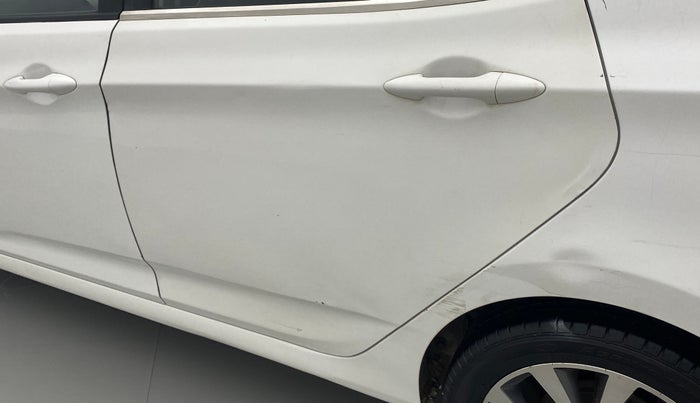 2016 Hyundai Verna 1.6 CRDI SX, Diesel, Manual, 80,425 km, Rear left door - Minor scratches