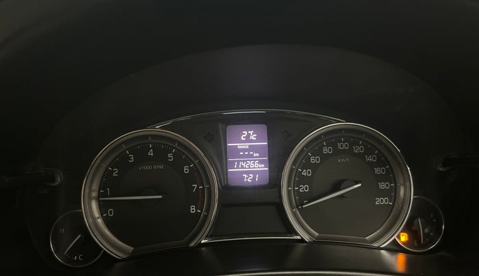 2017 Maruti Ciaz DELTA 1.4 MT PETROL, Petrol, Manual, 1,14,218 km, Odometer Image