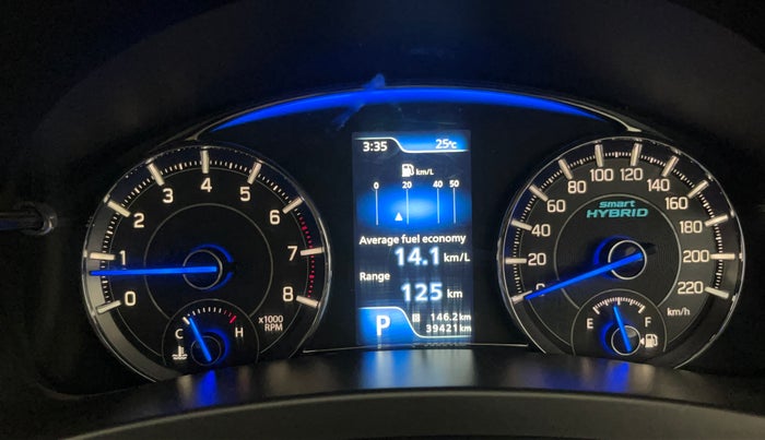 2019 Maruti Ciaz ALPHA  AT 1.5 SHVS PETROL, Petrol, Automatic, 39,361 km, Odometer Image