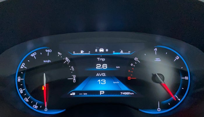 2020 MG HECTOR SHARP 1.5 DCT PETROL, Petrol, Automatic, 75,186 km, Odometer Image