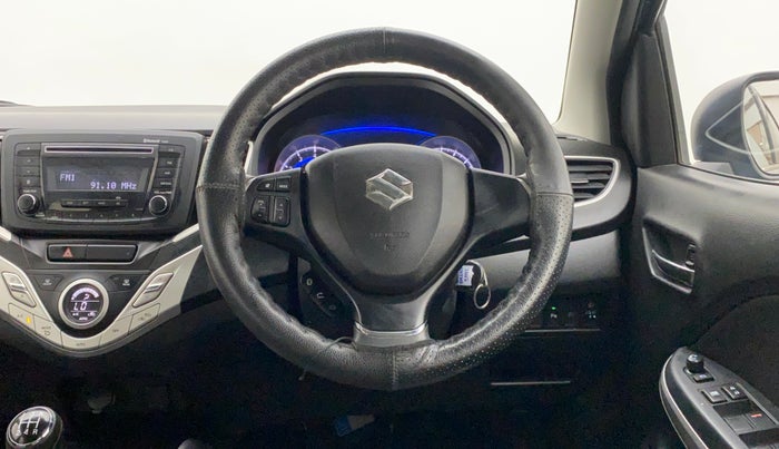 2017 Maruti Baleno DELTA PETROL 1.2, Petrol, Manual, 22,549 km, Steering Wheel Close Up