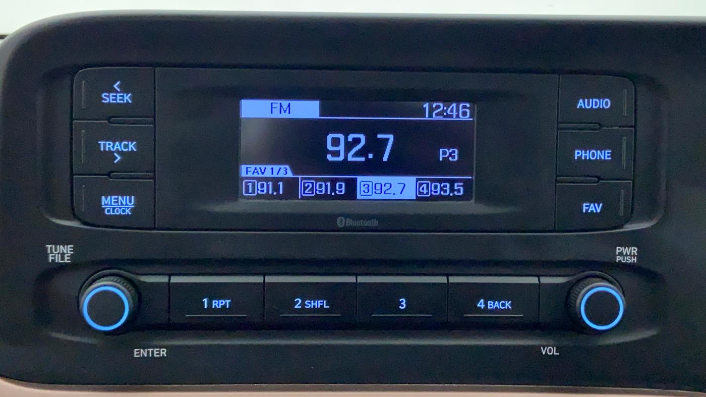2022 Hyundai AURA S CNG, CNG, Manual, 9,259 km, Infotainment System
