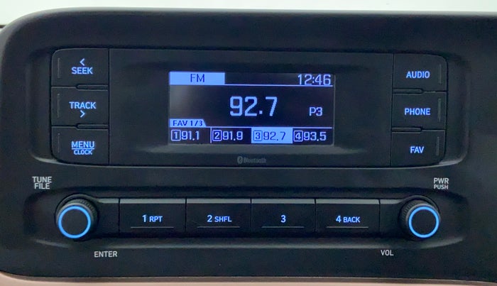 2022 Hyundai AURA S CNG, CNG, Manual, 9,259 km, Infotainment System