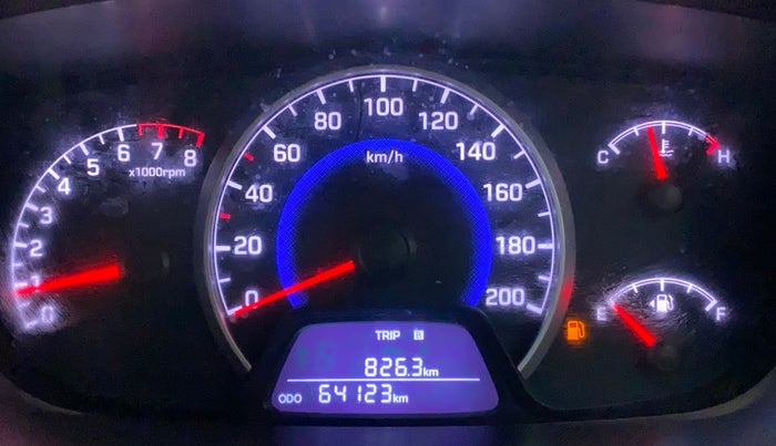 2017 Hyundai Grand i10 ASTA 1.2 KAPPA VTVT, Petrol, Manual, 64,123 km, Odometer Image