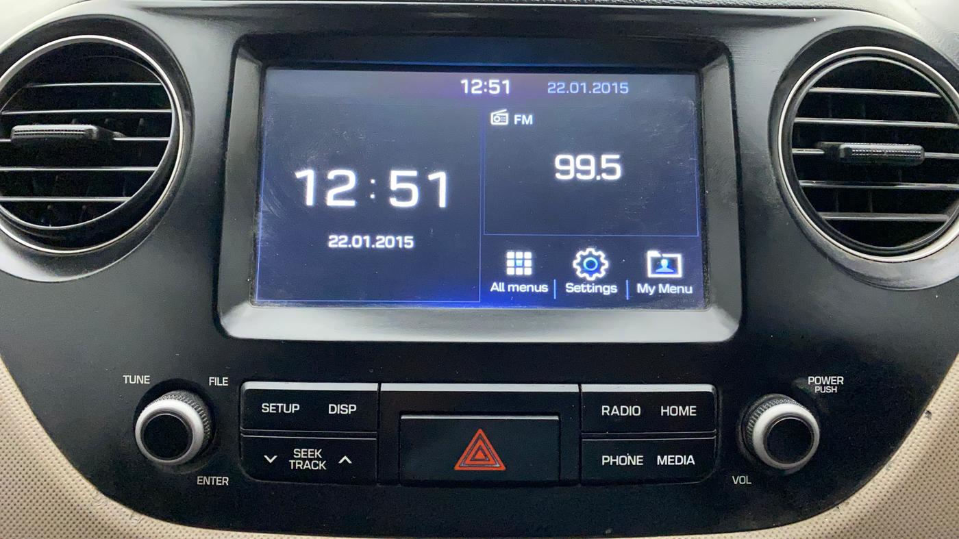 2017 Hyundai Grand i10 ASTA 1.2 KAPPA VTVT, Petrol, Manual, 64,123 km, Infotainment System