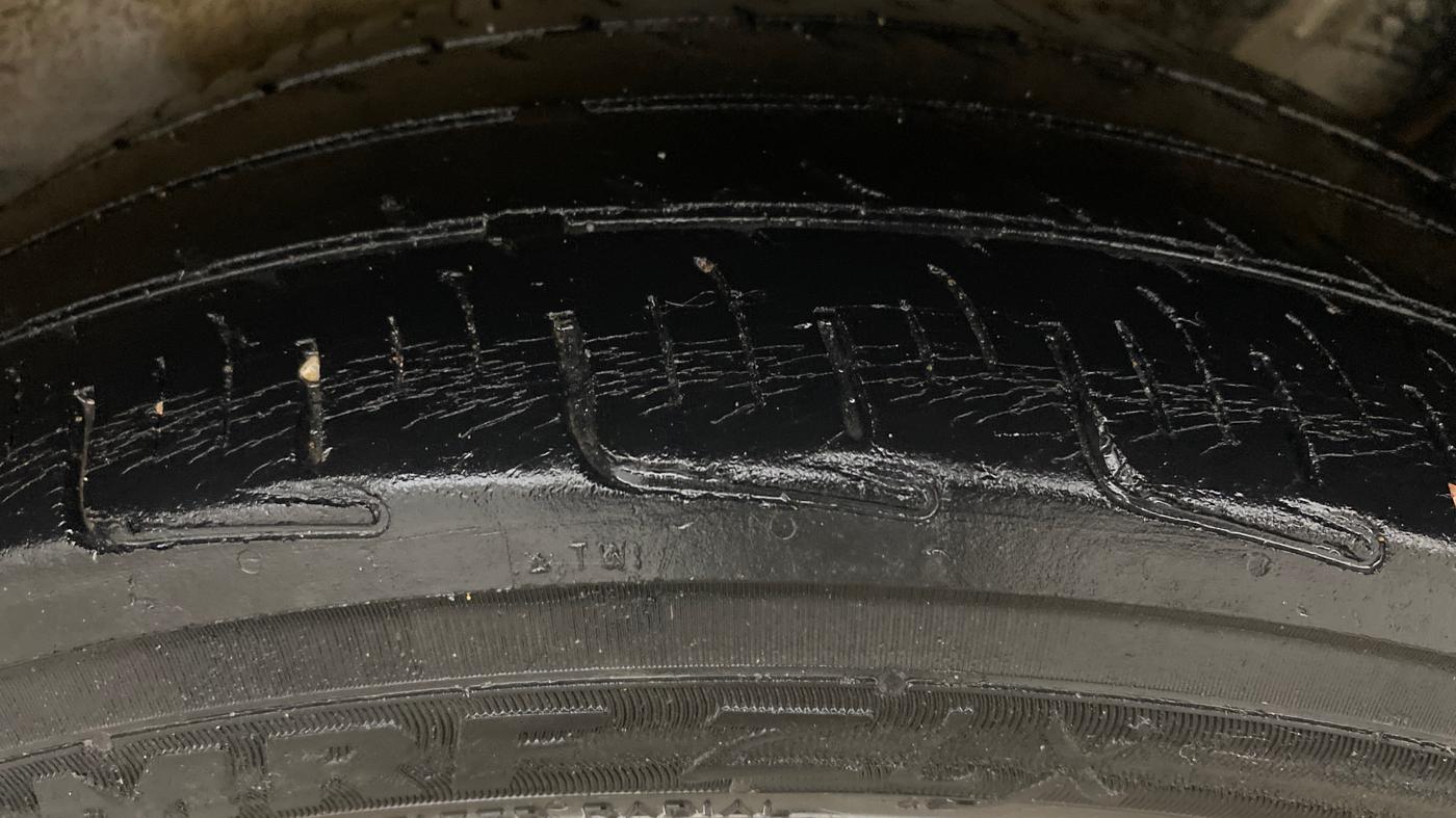 2015 Maruti Wagon R 1.0 VXI, Petrol, Manual, 1,18,289 km, Left Rear Tyre Tread
