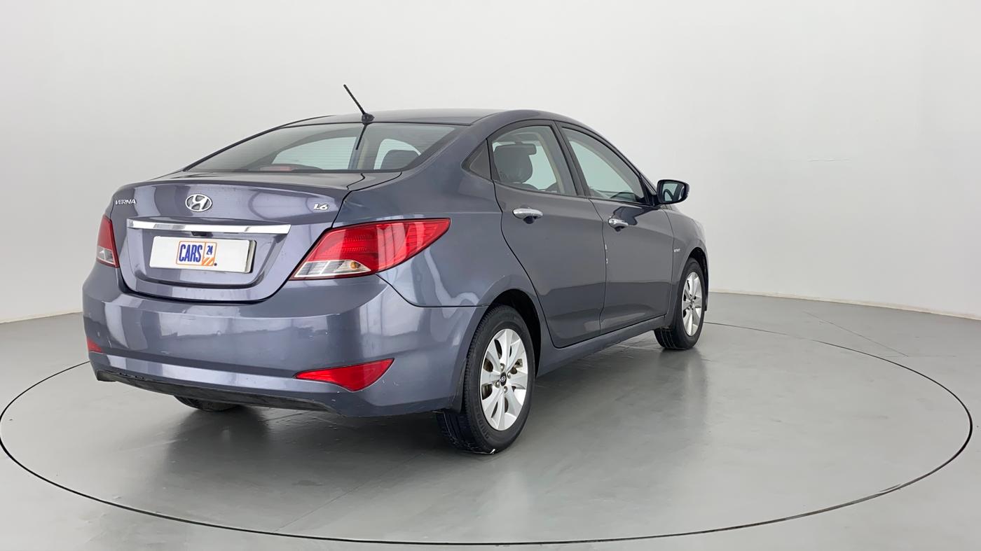 2015 Hyundai Verna FLUIDIC 1.6 VTVT S, Petrol, Manual, 59,493 km, Right Back Diagonal