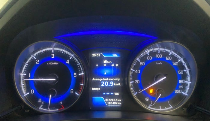 2016 Maruti Baleno ALPHA DIESEL 1.3, Diesel, Manual, 1,05,358 km, Odometer Image