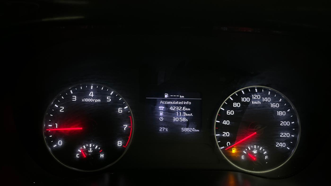 2020 KIA SELTOS HTK PLUS 1.5, Petrol, Manual, 58,021 km, Odometer Image