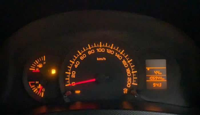 2012 Maruti Swift LXI, Petrol, Manual, 1,07,112 km, Odometer Image