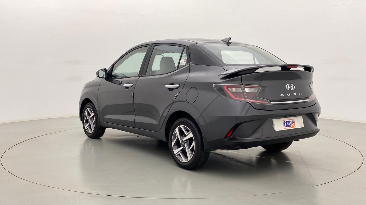 2022 Hyundai AURA SX+ AT, Petrol, Automatic, 1,018 km, Left Back Diagonal