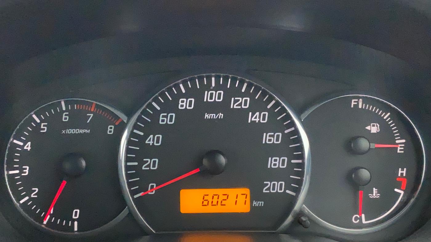 2011 Maruti Swift VXI, Petrol, Manual, 60,385 km, Odometer Image
