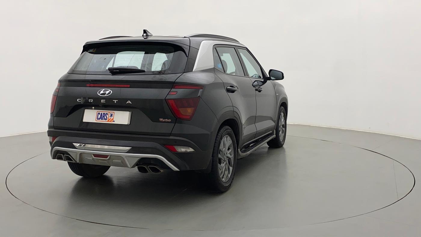 2020 Hyundai Creta SX (O) 1.4 TURBO DCT, Petrol, Automatic, 31,242 km, Right Back Diagonal