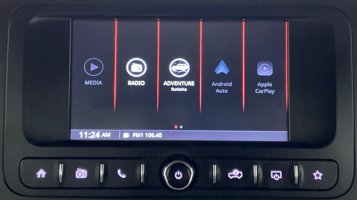 2023 Mahindra Thar LX P 2WD AT HT, Petrol, Automatic, 4,504 km, Touchscreen Infotainment System