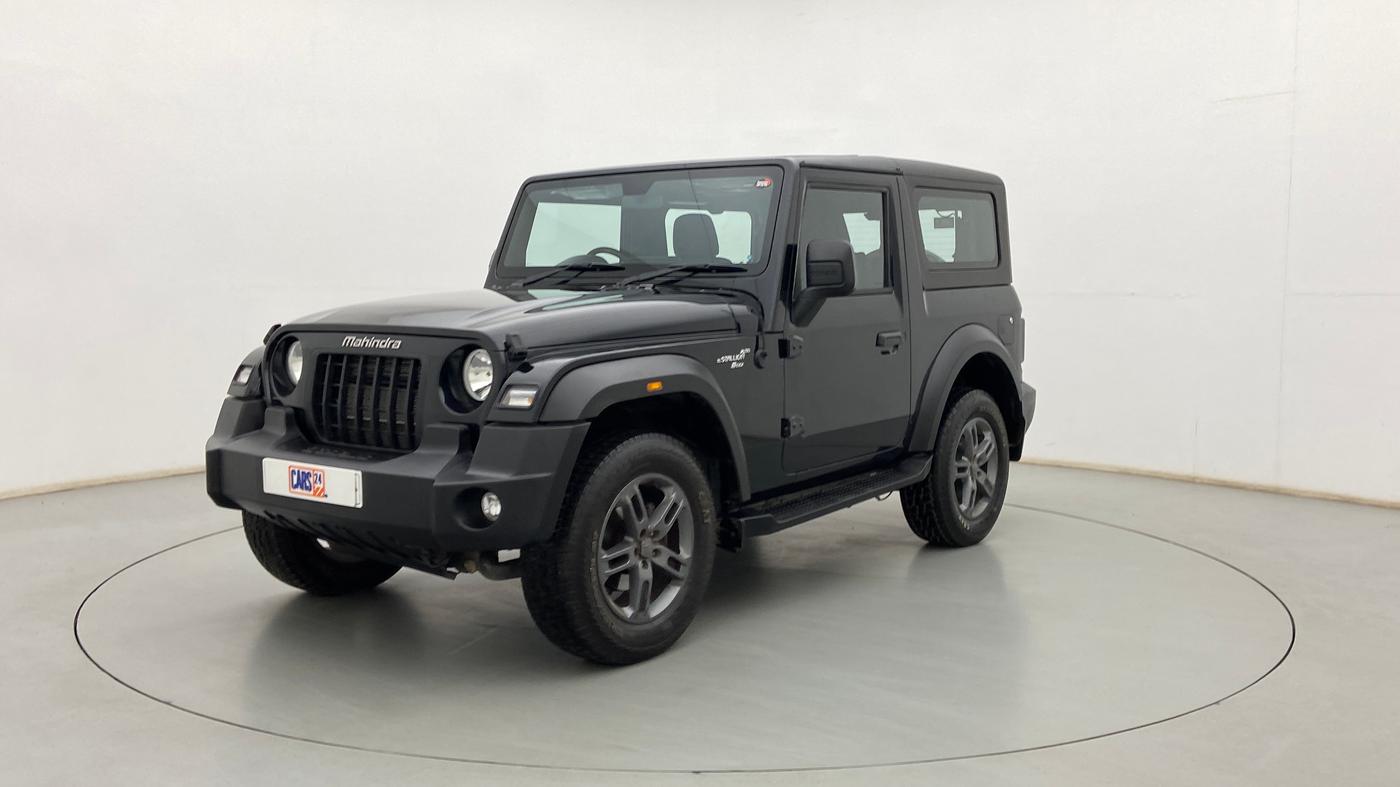 2023 Mahindra Thar LX P 2WD AT HT, Petrol, Automatic, 4,504 km, Left Front Diagonal