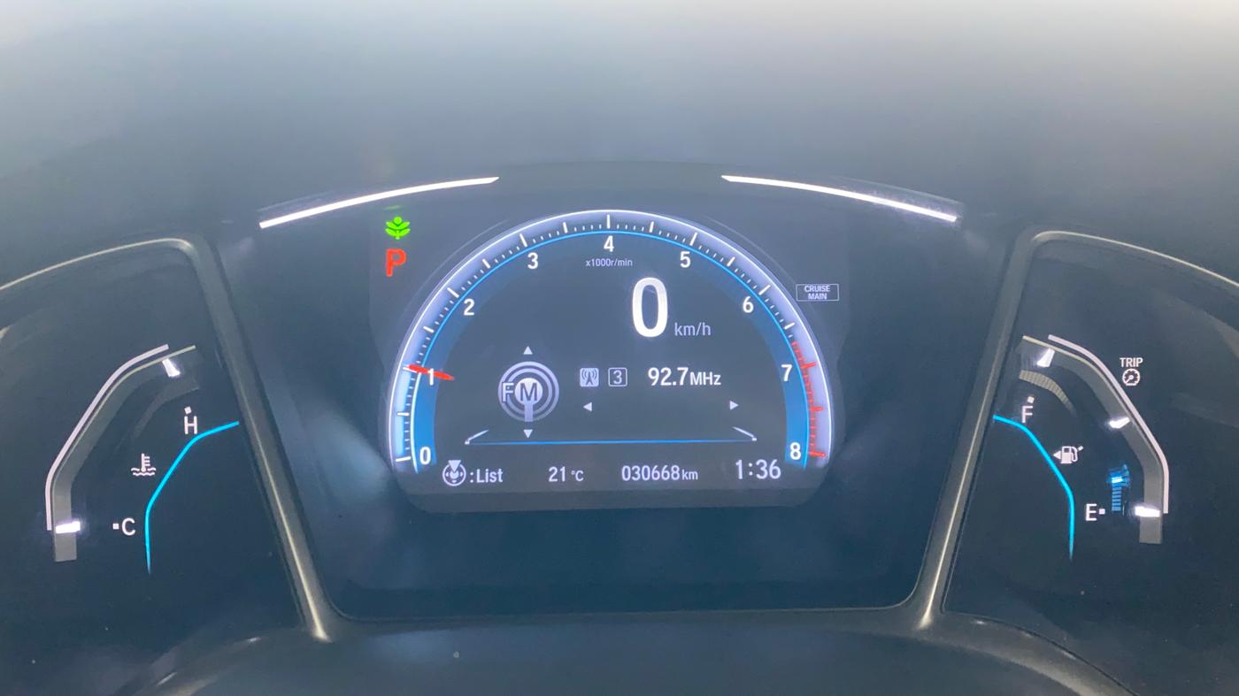 2019 Honda Civic 1.8L I-VTEC ZX CVT, Petrol, Automatic, 30,667 km, Odometer Image