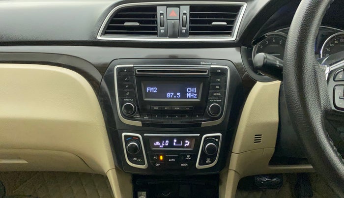2017 Maruti Ciaz ZETA 1.4  AT PETROL, Petrol, Automatic, 63,948 km, Air Conditioner