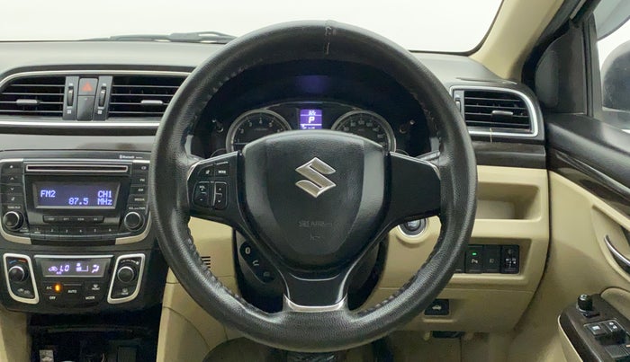 2017 Maruti Ciaz ZETA 1.4  AT PETROL, Petrol, Automatic, 63,948 km, Steering Wheel Close Up