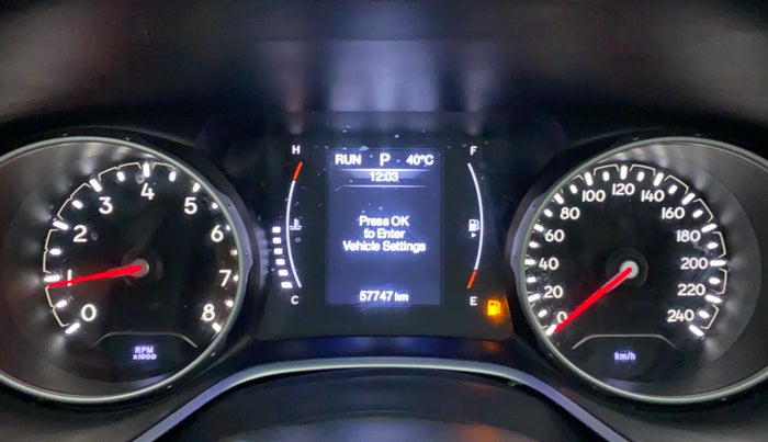 2018 Jeep Compass LIMITED (O) 1.4 PETROL AT, Petrol, Automatic, 57,984 km, Odometer Image