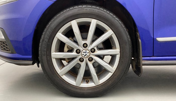 2021 Volkswagen Vento HIGHLINE PLUS 1.0 TSI AT, Petrol, Automatic, 25,578 km, Left Front Wheel