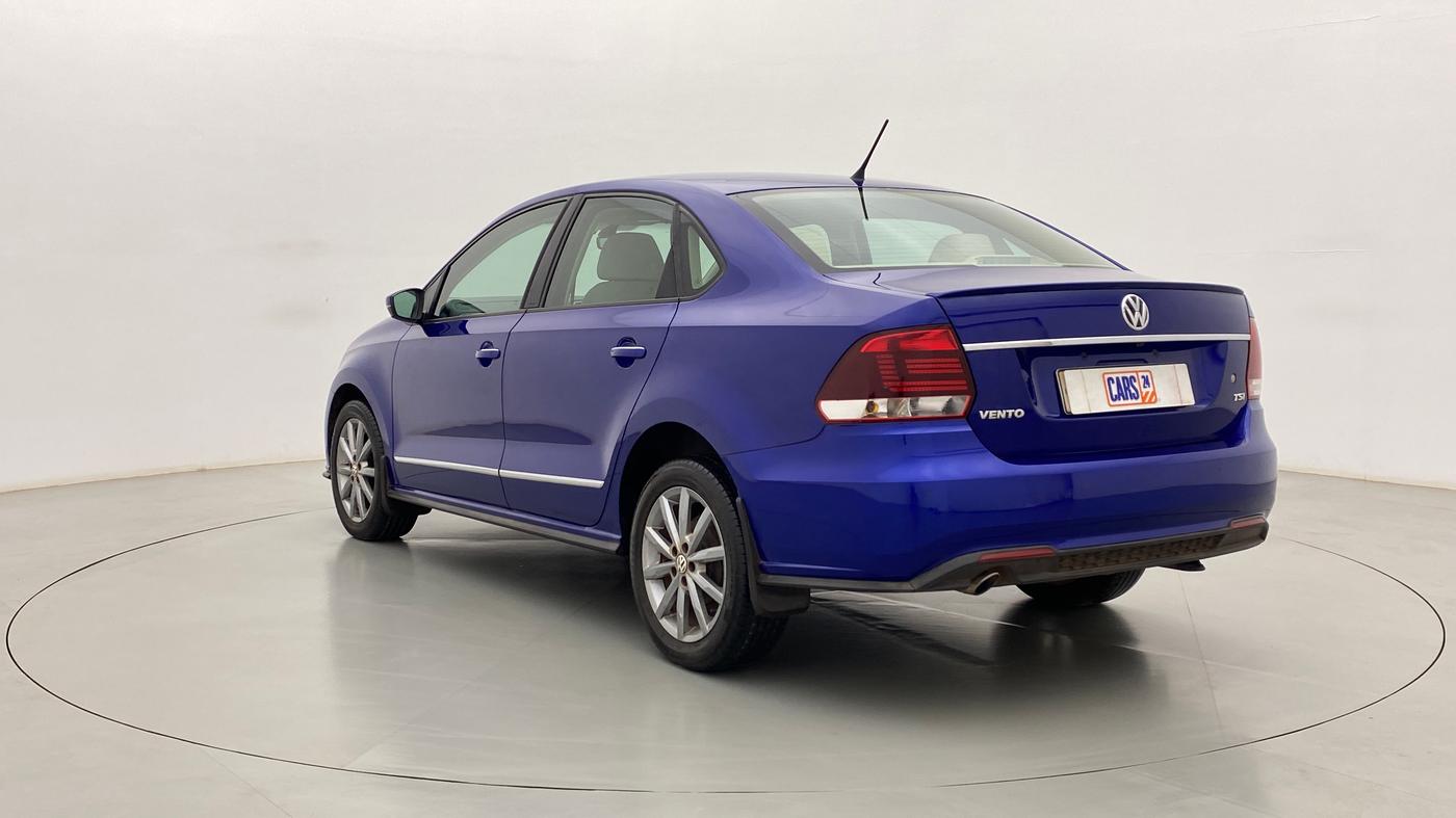 2021 Volkswagen Vento HIGHLINE PLUS 1.0 TSI AT, Petrol, Automatic, 25,578 km, Left Back Diagonal