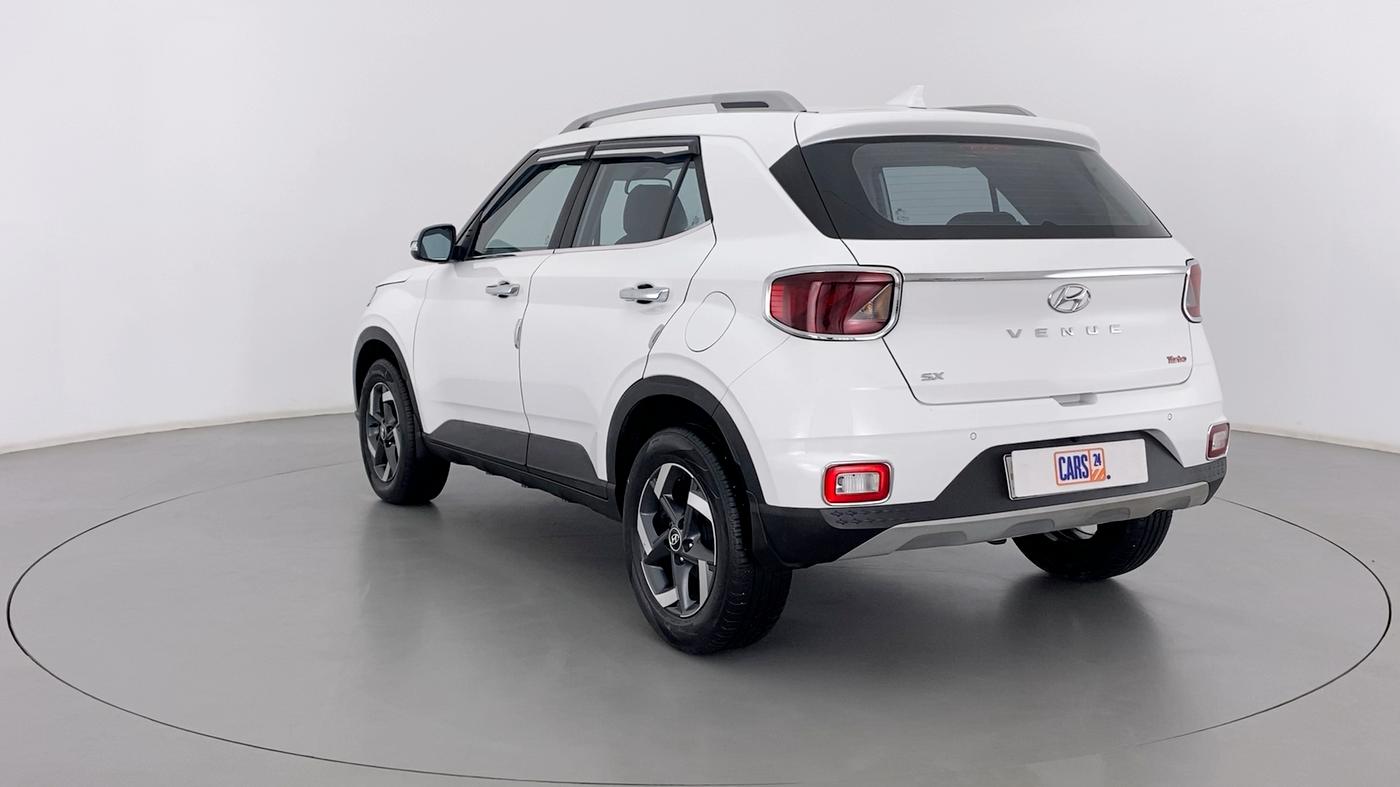 2019 Hyundai VENUE 1.0 TURBO GDI SX+ AT, Petrol, Automatic, 7,431 km, Left Back Diagonal