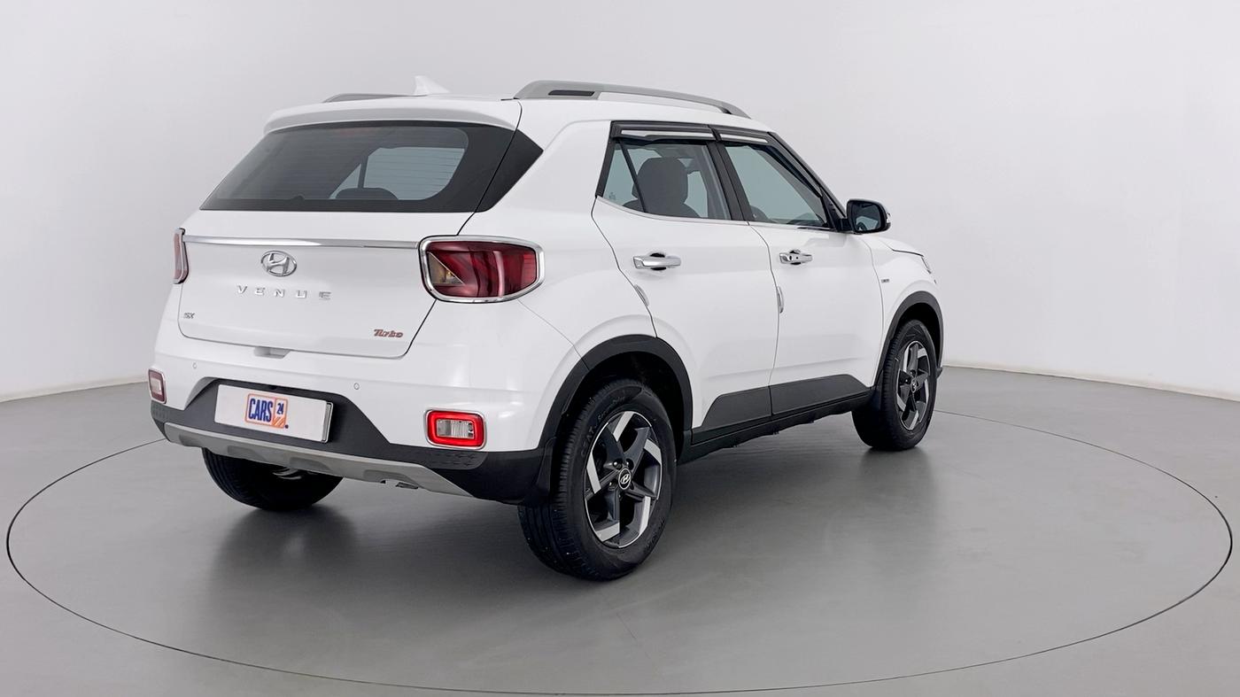 2019 Hyundai VENUE 1.0 TURBO GDI SX+ AT, Petrol, Automatic, 7,431 km, Right Back Diagonal