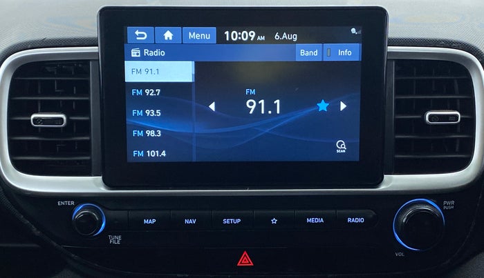 2019 Hyundai VENUE 1.0 TURBO GDI SX+ AT, Petrol, Automatic, 7,431 km, Infotainment System
