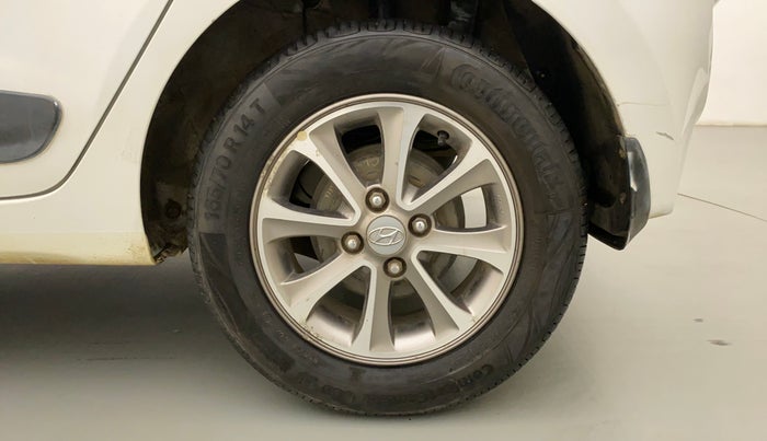 2016 Hyundai Grand i10 ASTA (O) AT 1.2 KAPPA VTVT, Petrol, Automatic, 35,599 km, Left Rear Wheel