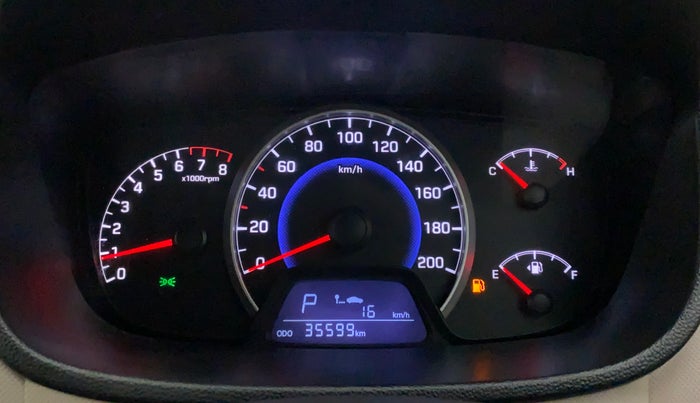 2016 Hyundai Grand i10 ASTA (O) AT 1.2 KAPPA VTVT, Petrol, Automatic, 35,599 km, Odometer Image