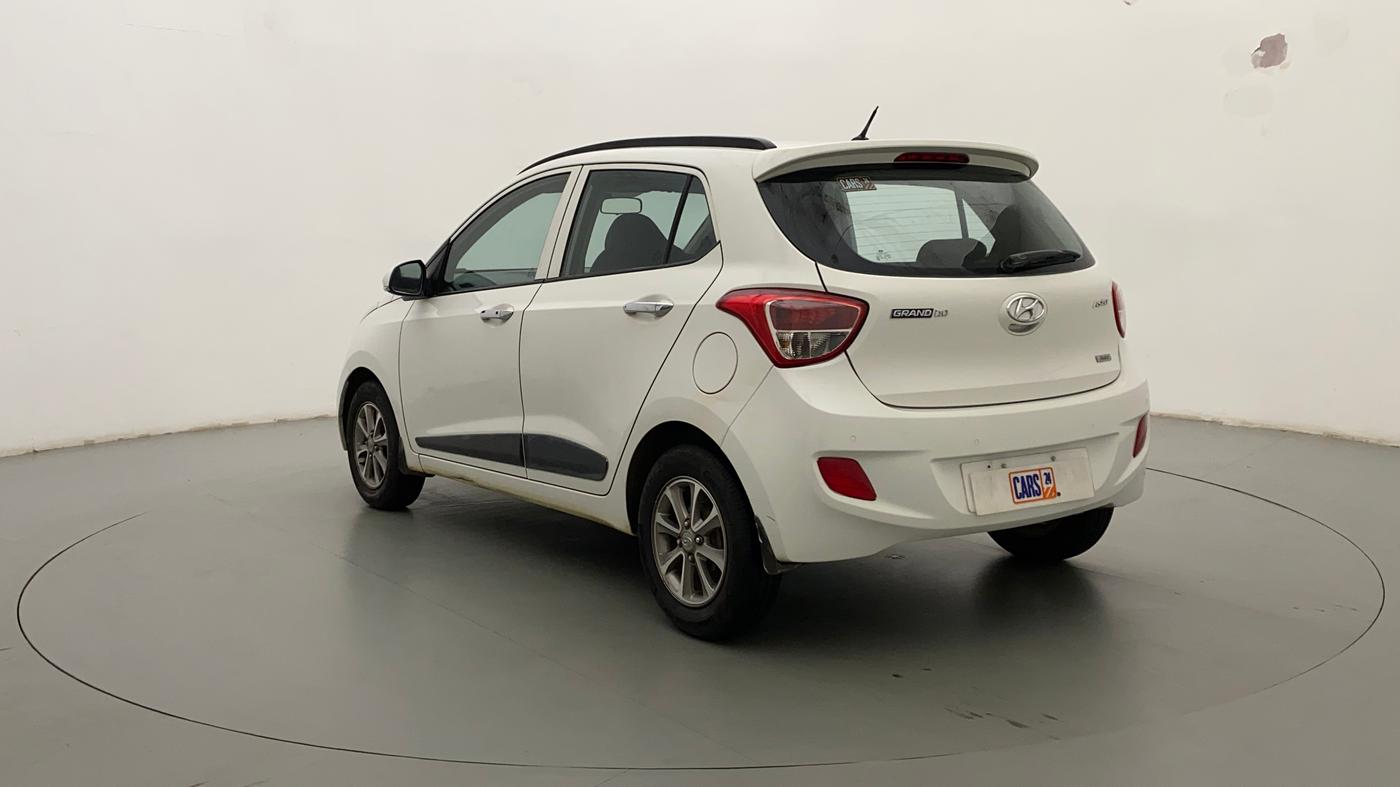 2016 Hyundai Grand i10 ASTA (O) AT 1.2 KAPPA VTVT, Petrol, Automatic, 35,599 km, Left Back Diagonal